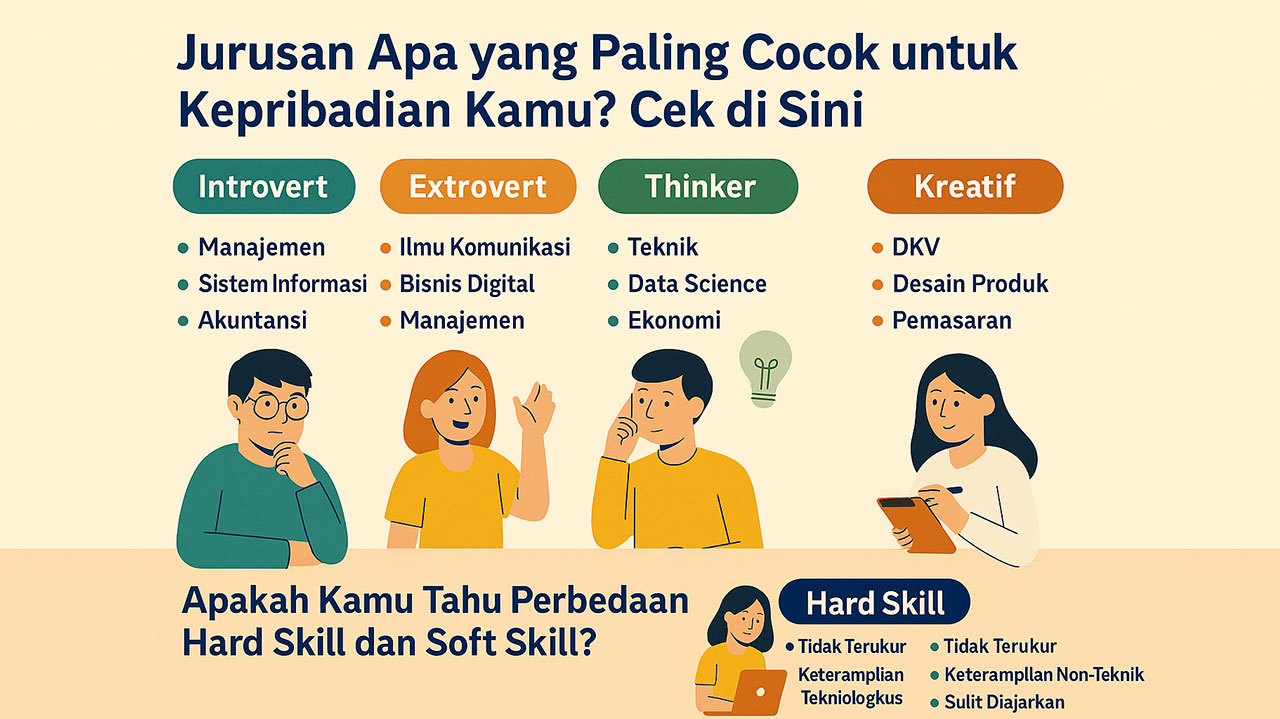Jurusan Apa yang Paling Cocok untuk Kepribadian Kamu? Cek di Sini!